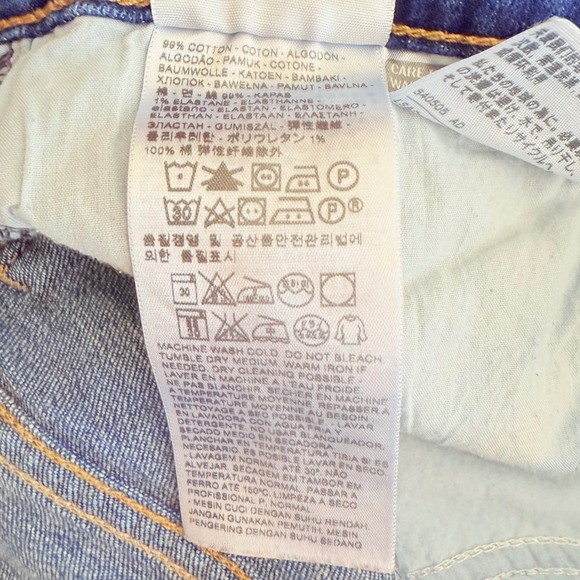 Levi's 515 Boot Cut Mid Rise Stretch Denim Jeans Women's Size 8 - Picture 8 of 11